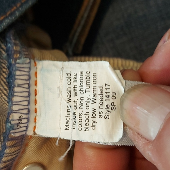 Vintage J. Crew Blue Slim Straight Jeans Classic Fit - Picture 14 of 14